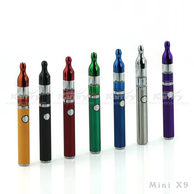 Kamry Mini Electronic cigarette Starter Kit Mini X9 650mAh 2.0ml Vaporizer E Hookah Vape Pen Rechargeable